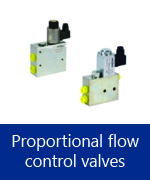 Proportional flow control valves